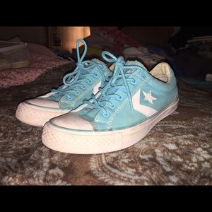 Baby blue Converse size 7.5